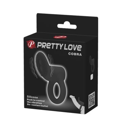 Pretty love cobra - anel peniano em soft touch com vibração única - 7,4 x 3,8 cm | cor: Preto 9 15158630751 bi 210147 1 5