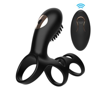 Alternative view of Anel peniano com controle remoto 10 modos de vibração - Mannuo