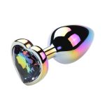 Plug Anal de coração médio colorido - Tamanho M - Imagem 5