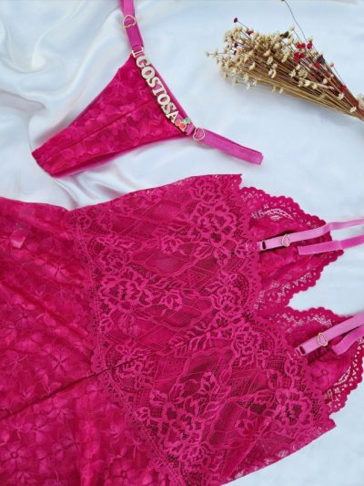 Alternative view of Camisola tule floral com fio personalizável