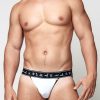 Jockstrap branca em suplex com elástico kama sutra gay