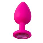 Plug Anal em Silicone com Pedra - Tamanho G - Imagem 3