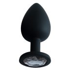 Plug Anal em Silicone com Pedra - Tamanho G - Imagem 4