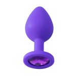 Plug Anal em Silicone com Pedra - Tamanho M - Imagem 12