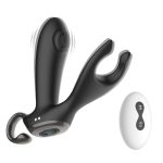 Estimulador de Próstata 10 Modos de Vibração e 10 modos de batidinhas com Controle Remoto