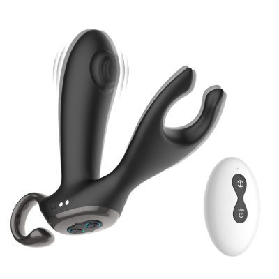 Estimulador de Próstata 10 Modos de Vibração e 10 modos de batidinhas com Controle Remoto