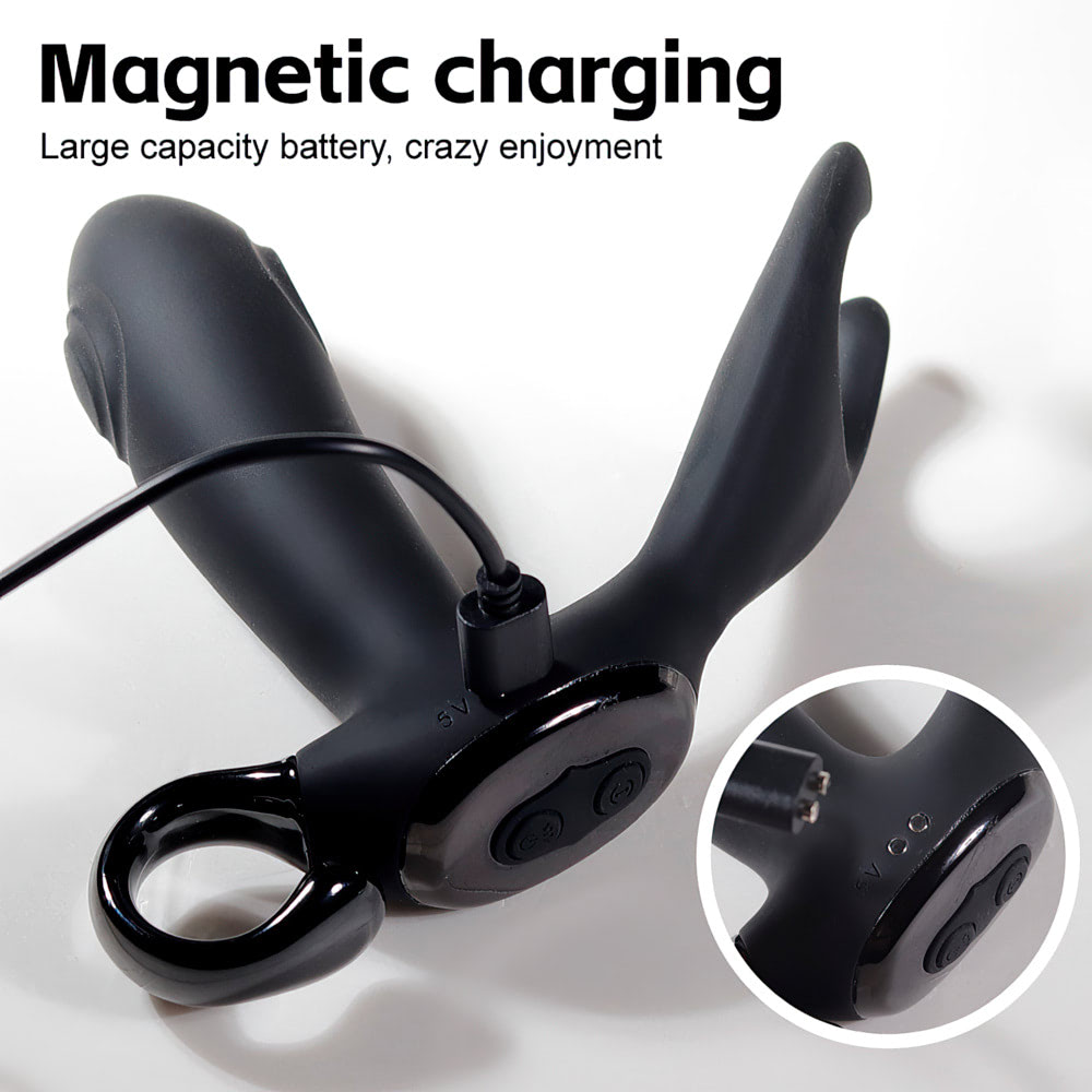 Estimulador de Próstata 10 Modos de Vibração e 10 modos de batidinhas com Controle Remoto 8 Estimulador de Próstata 10 Modos de Vibração e 10 modos de batidinhas com Controle Remoto - Imagem 8