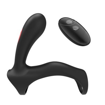 Anel Peniano com 7 modos de Vibrações controle Sem Fio Stamen I-Moon 10 15371620444 an080 preto 02