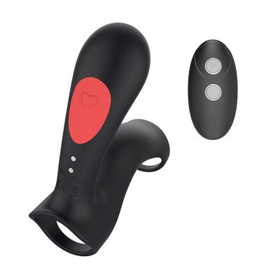 Anel Peniano com 7 modos de Vibrações controle Sem Fio Stamen I-Moon 14 15371620447 an080 preto 04