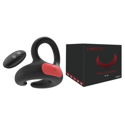 Anel peniano vibratório com 7 modos de vibração - I-MOON 14 15371622672 an078 preto 01