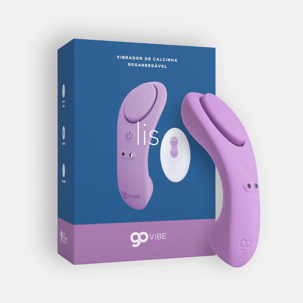 Vibrador e Estimulador Recarregável Go Vibe Lis 1 Vibrador e Estimulador Recarregável Go Vibe Lis