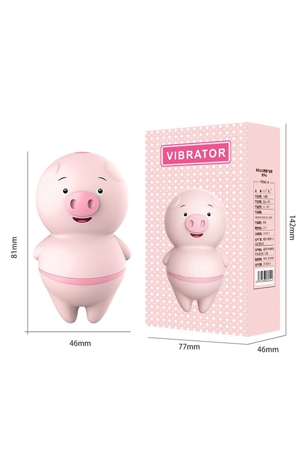 Estimulador Clitoriano Em Formato De Porco E Língua Com 6 Movimentos - Pig Licking 2 Estimulador Clitoriano Em Formato De Porco E Língua Com 6 Movimentos - Pig Licking - Imagem 2