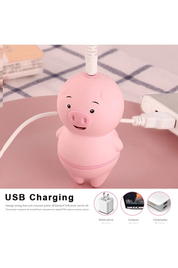 Estimulador Clitoriano Em Formato De Porco E Língua Com 6 Movimentos - Pig Licking 4 Estimulador Clitoriano Em Formato De Porco E Língua Com 6 Movimentos - Pig Licking - Imagem 4