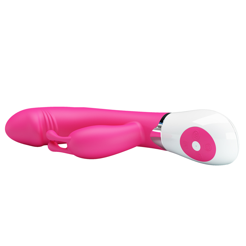 Pretty love gene - Vibrador estimulador de ponto g e clítoris em forma de coelho com 30 níveis de vibração Pink 3 Pretty love gene - Vibrador estimulador de ponto g e clítoris em forma de coelho com 30 níveis de vibração Pink - Imagem 3