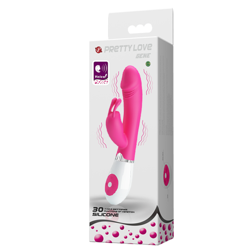 Pretty love gene - Vibrador estimulador de ponto g e clítoris em forma de coelho com 30 níveis de vibração Pink 6 Pretty love gene - Vibrador estimulador de ponto g e clítoris em forma de coelho com 30 níveis de vibração Pink - Imagem 6