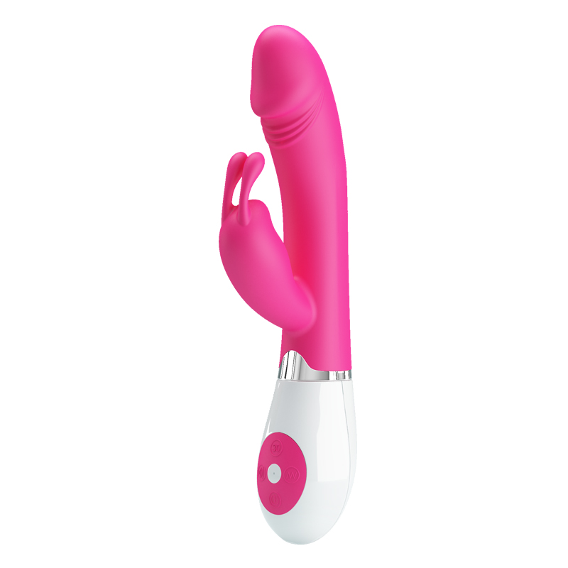 Pretty love gene - Vibrador estimulador de ponto g e clítoris em forma de coelho com 30 níveis de vibração Pink 5 Pretty love gene - Vibrador estimulador de ponto g e clítoris em forma de coelho com 30 níveis de vibração Pink - Imagem 5