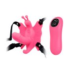 Ultra passionate harness - Cinta ajustável com estimulador clitoriano em forma de borboleta e mini pênis penetrável - Imagem 2