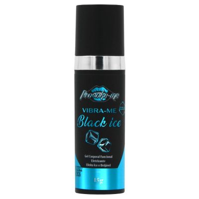 Alternative view of Vibra-me black ice cold gel eletrizante beijável 15g Provoke-me