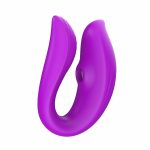 Vibrador de Casal recarregável com Pulsação À Longa distância feito em silicone - APP - Imagem 12