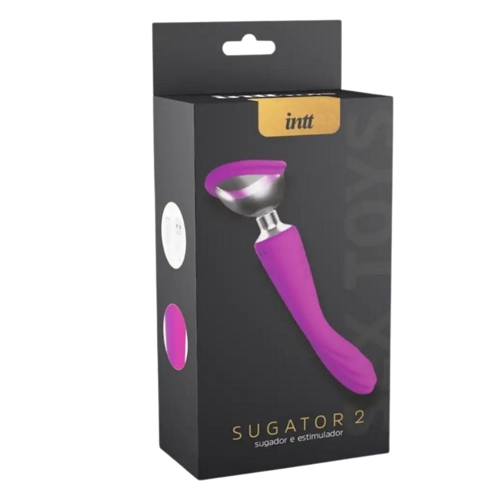 Vibrador 2 em 1 com sugador de clitóris e parte penetrável Sugator 2 intt rosa 4 Vibrador 2 em 1 com sugador de clitóris e parte penetrável Sugator 2 intt rosa - Imagem 4
