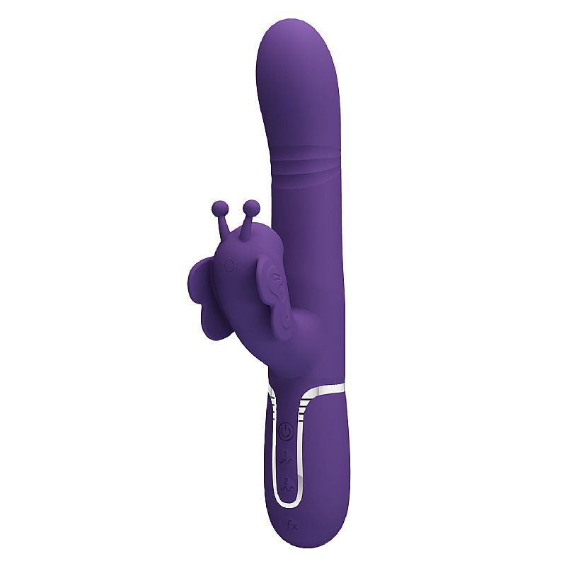 Vibrador de Ponto G e Clitóris com Pulsação Vai e vem de Anel Twinkled Pretty Love na cor roxo 2 Vibrador de Ponto G e Clitóris com Pulsação Vai e vem de Anel Twinkled Pretty Love na cor roxo - Imagem 2