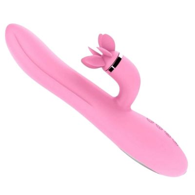 Alternative view of Vibrador de Ponto G e Clitóris Fogo no Parquinho Rosa Intt vibrador com 3 motores e função de aquecimento