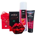 kit com Desodorante Íntimo Gel eletrizante Perfume com feromonio e lubrificante hot