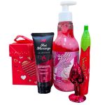 kit com Plug anal Lubrificante hot Hidratante Beijável Caneta Comestível