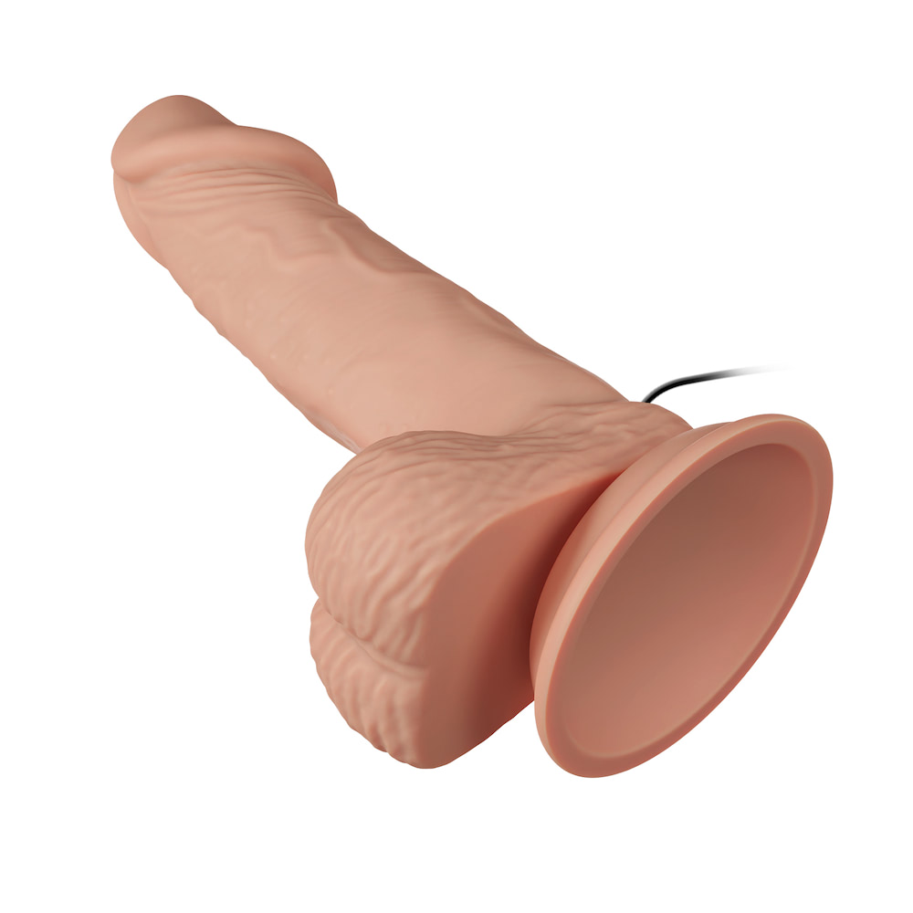 Pênis super Realístico que imita pele com Vibrador e Ventosa 19,4 X 4Cm 8 Pênis super Realístico que imita pele com Vibrador e Ventosa 19,4 X 4Cm - Imagem 8