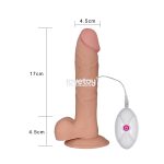 Pênis Realístico com Vibro em CyberSkin - 24x4,5cm - Lovetoy - Imagem 2