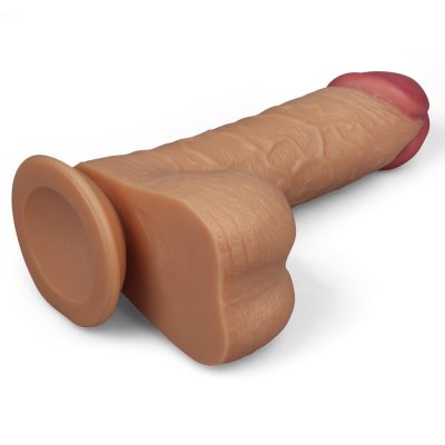 Cinta peniana com Pênis grande Realístico 24,5×5,5cm Legendary King Sized Realistic Dildo 25 15387560578 pe145 bege 08 1