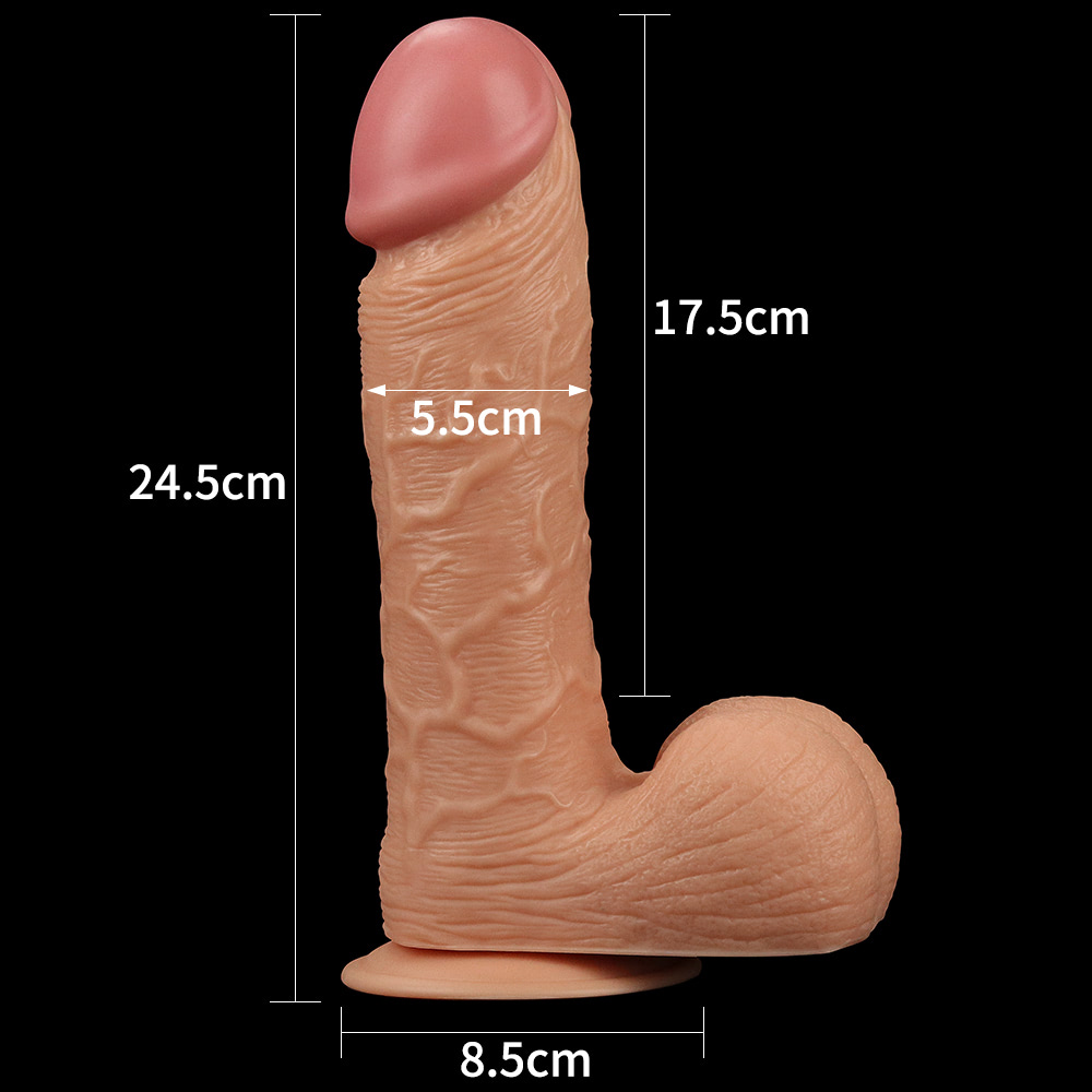 Pênis grande Realístico 24,5x5,5cm Legendary King Sized Realistic Dildo - Lovetoy 8 Pênis grande Realístico 24,5x5,5cm Legendary King Sized Realistic Dildo - Lovetoy - Imagem 8