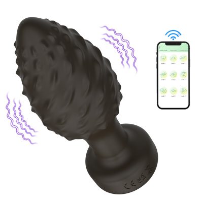 Plug Anal em Silicone com 10 Modos de Vibração e Controle por Aplicativo 16 15387637192 pl193 preto 04