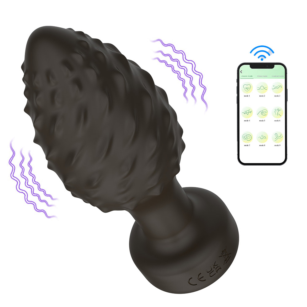 Plug Anal em Silicone com 10 Modos de Vibração e Controle por Aplicativo 6 Plug Anal em Silicone com 10 Modos de Vibração e Controle por Aplicativo - Imagem 6