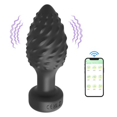 Alternative view of Plug Anal em Silicone com 10 Modos de Vibração e Controle por Aplicativo