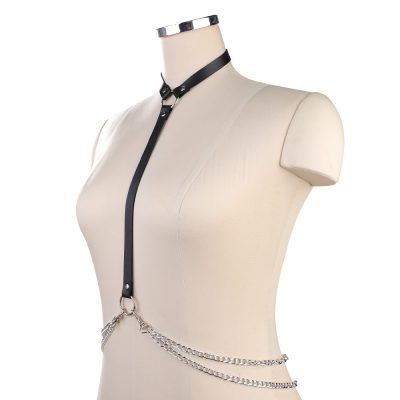 Harness Feminino de Couro 21 15389236202 sa049 preto