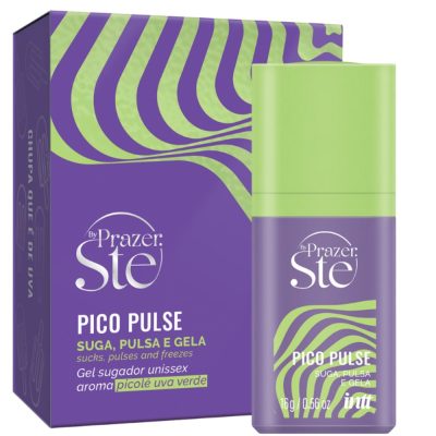 Pico Pulse Sugador Líquido Uva Verde – Suga, Pulsa e Gela By Prazer: Ste 16g