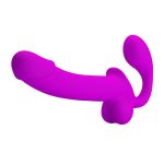 Cinta penetrador strapless em silicone com estimulador de clitóris, plug de ponto g e simulador de ejaculação - Kelpie - Imagem 2