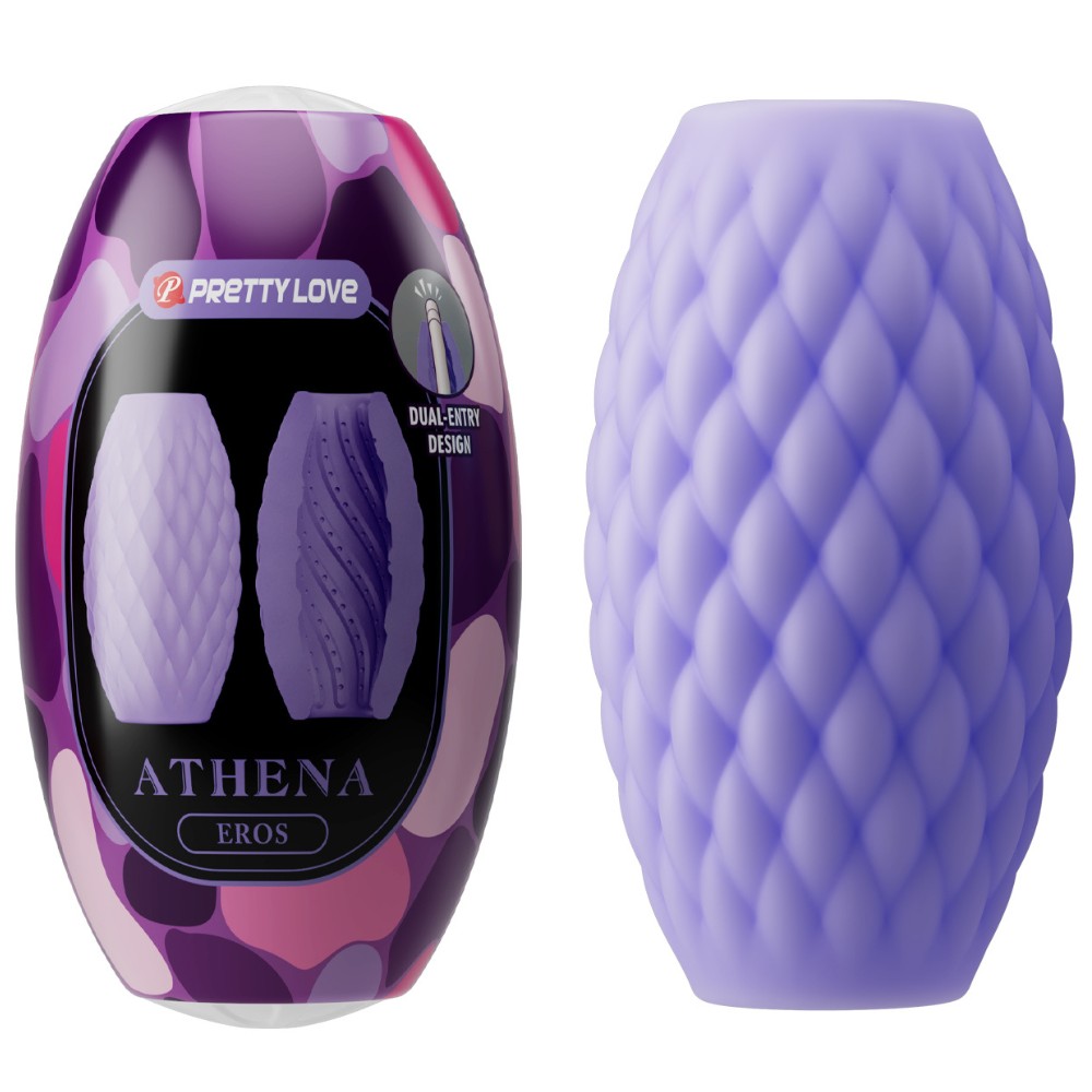 Egg Masturbador Athena Eros - Roxo 1 Egg Masturbador Athena Eros - Roxo