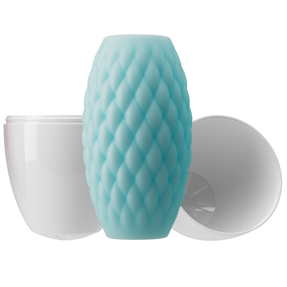 Egg Masturbador Athena Eros - Azul 4 Egg Masturbador Athena Eros - Azul - Imagem 4