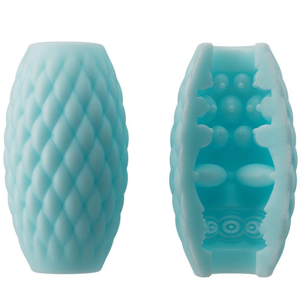 Egg Masturbador Athena Eros - Azul 2 Egg Masturbador Athena Eros - Azul - Imagem 2