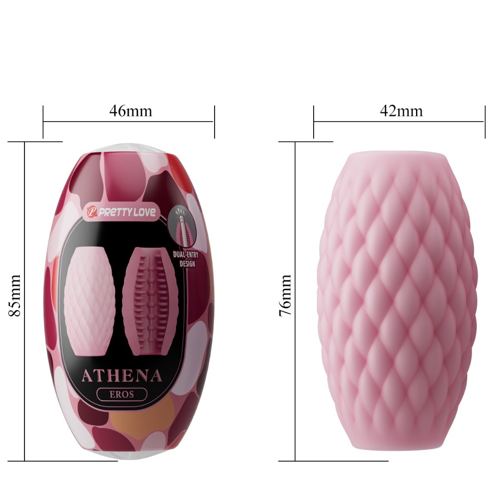 Egg Masturbador Athena Eros - Rosa 5 Egg Masturbador Athena Eros - Rosa - Imagem 5