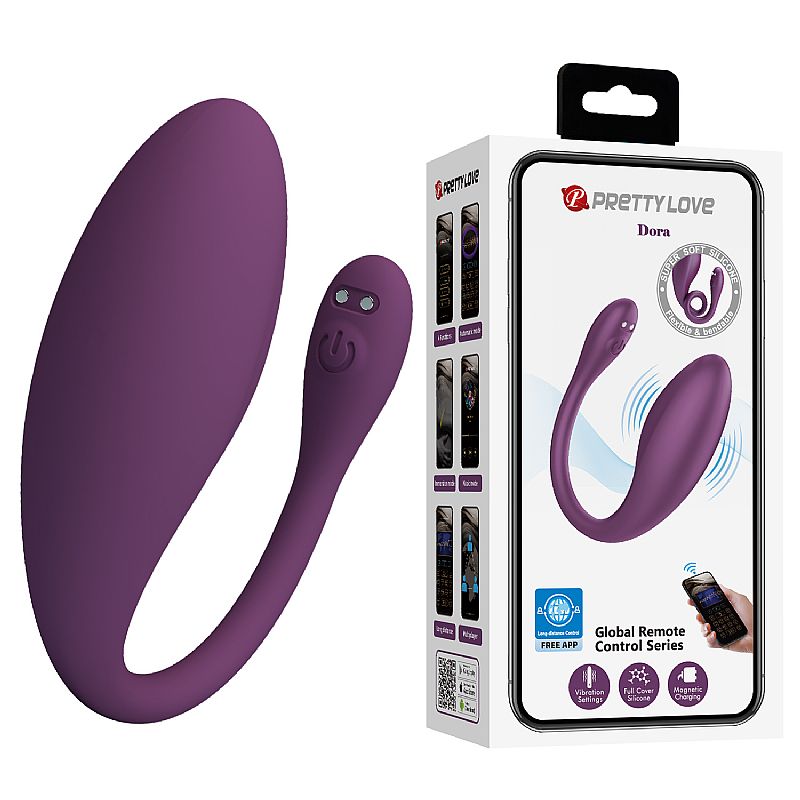 Vibrador de aplicativo controlado Longa Distância Bullet Dora - Pretty Love 1 Vibrador de aplicativo controlado Longa Distância Bullet Dora - Pretty Love