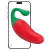 Vibrador Bullet em Formato de Pimenta controlado á Longa distância App - 10,3 x 3,2cm