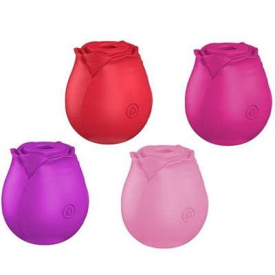 Alternative view of Vibrador em formato de Rosa Estimuladora de Clitóris com Pulsação 2