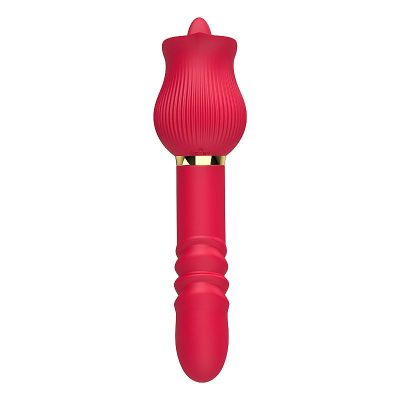 15394193837 vibrador de ponto g e clitoris em formato de rosa com lingua e vai e vem jane 3