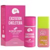 kit com Pico Pulse Sugador Líquido Melancia – Suga, Pulsa e Gela + Intt Excitation chicleteira gel excitante feminino