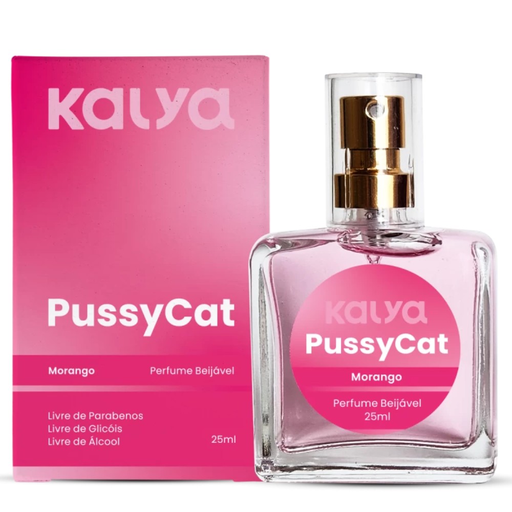 Pussycat Perfume Beijável Feminino 25ml Kalya 1 Pussycat Perfume Beijável Feminino 25ml Kalya