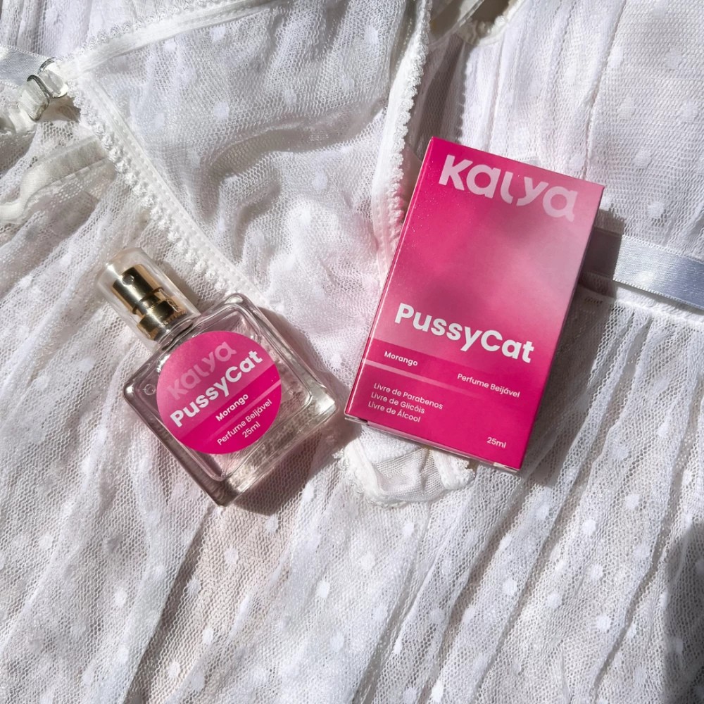 Pussycat Perfume Beijável Feminino 25ml Kalya 2 Pussycat Perfume Beijável Feminino 25ml Kalya - Imagem 2