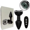 Plug Anal com vibro e Controle Remoto por Voz - 7.7 x 3.7cm